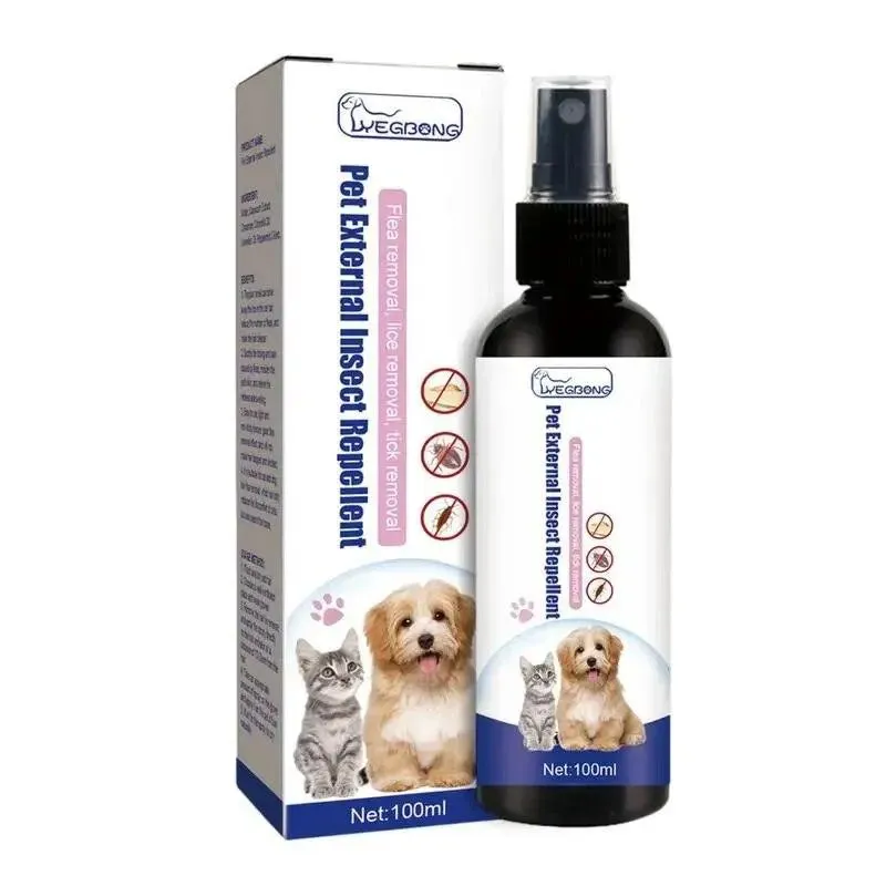 Pet Anti-Flea Drops 30ml Insecticide Lice Remover