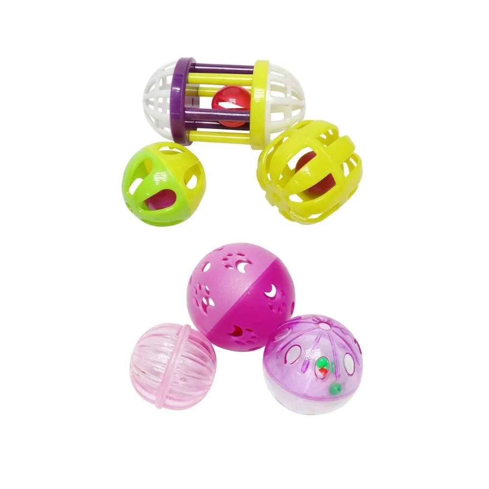 Play Cat Rattle Ball Toys | Pack of 3