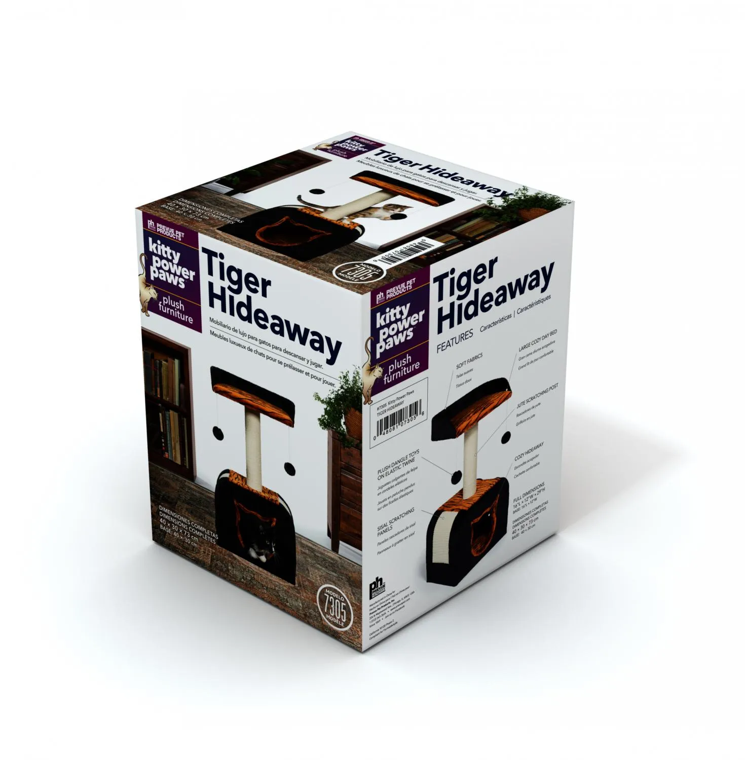 PREVUE KITTY TIGER HIDEAWAY