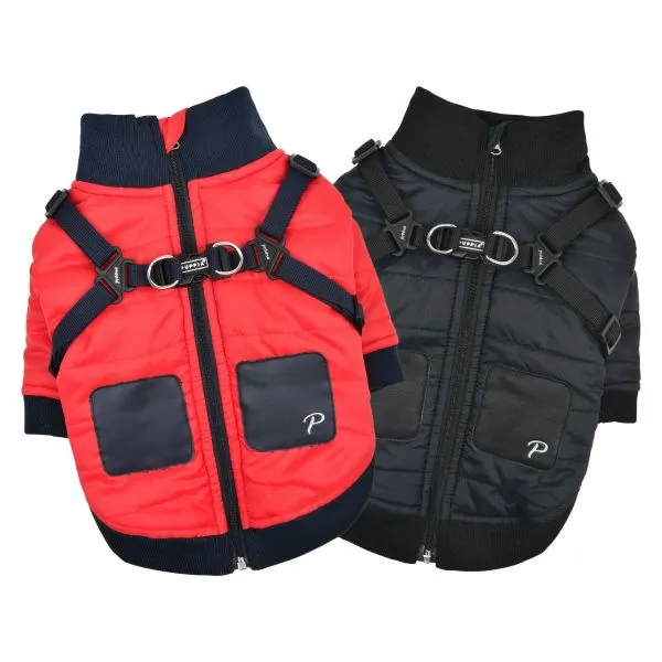 PUPPIA STRATUS Mock Neck Full Zip Up Jumper