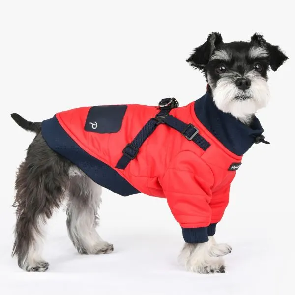 PUPPIA STRATUS Mock Neck Full Zip Up Jumper