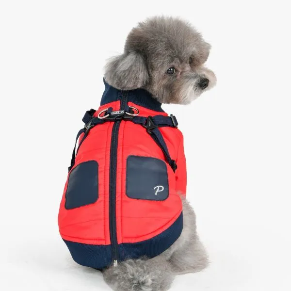 PUPPIA STRATUS Mock Neck Full Zip Up Jumper