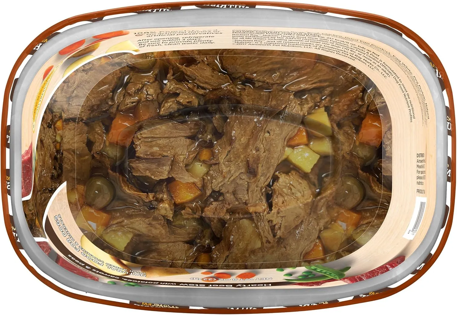 Rachael Ray Nutrish Premium Natural Wet Dog Food, Hearty Beef Stew Recipe, 8 Ounce (Pack of 8)