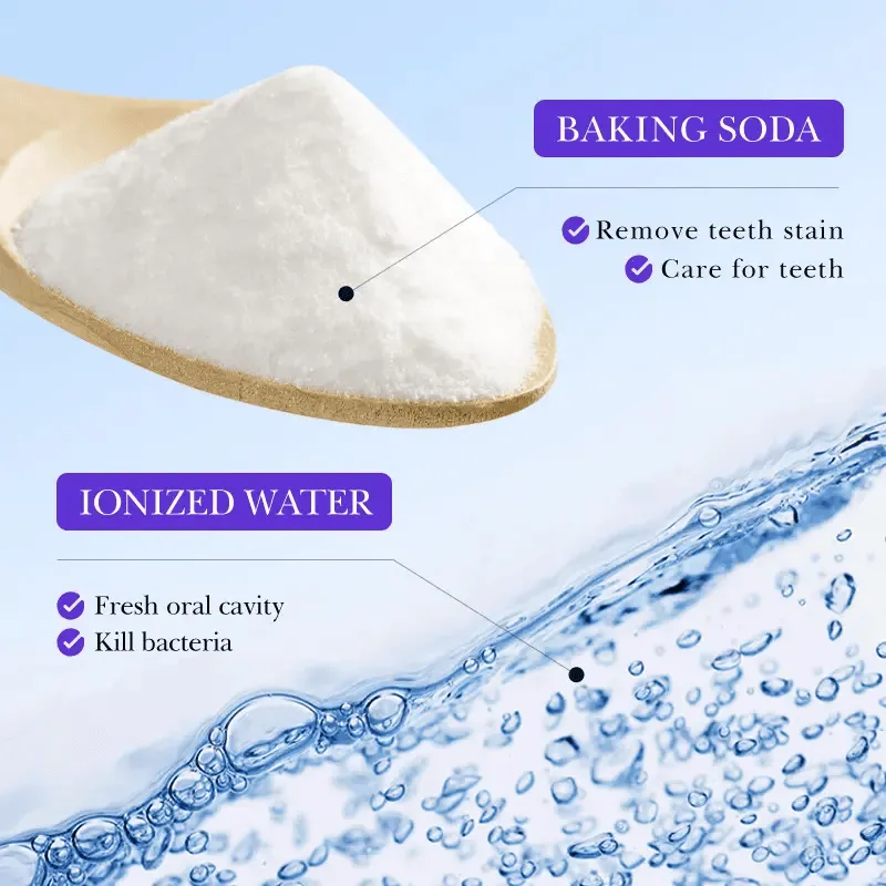 Sadoer Baking Soda Grape Mouthwash 14H Long Lasting - 500ml