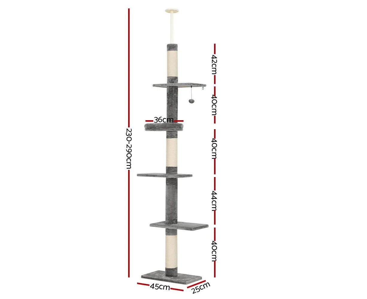 Skyscraper 290cm Adjustable Cat Tree