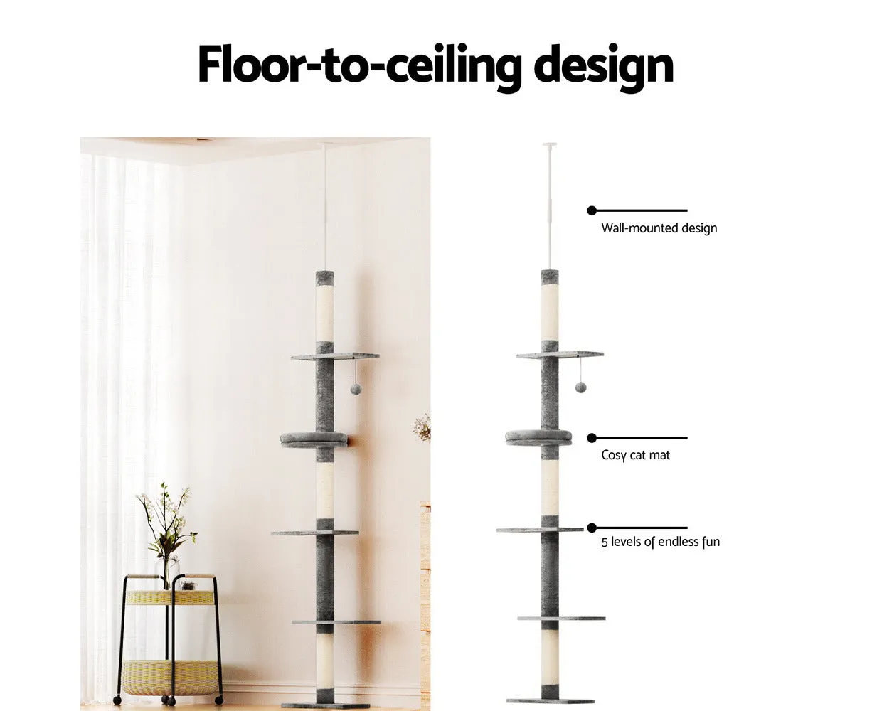 Skyscraper 290cm Adjustable Cat Tree