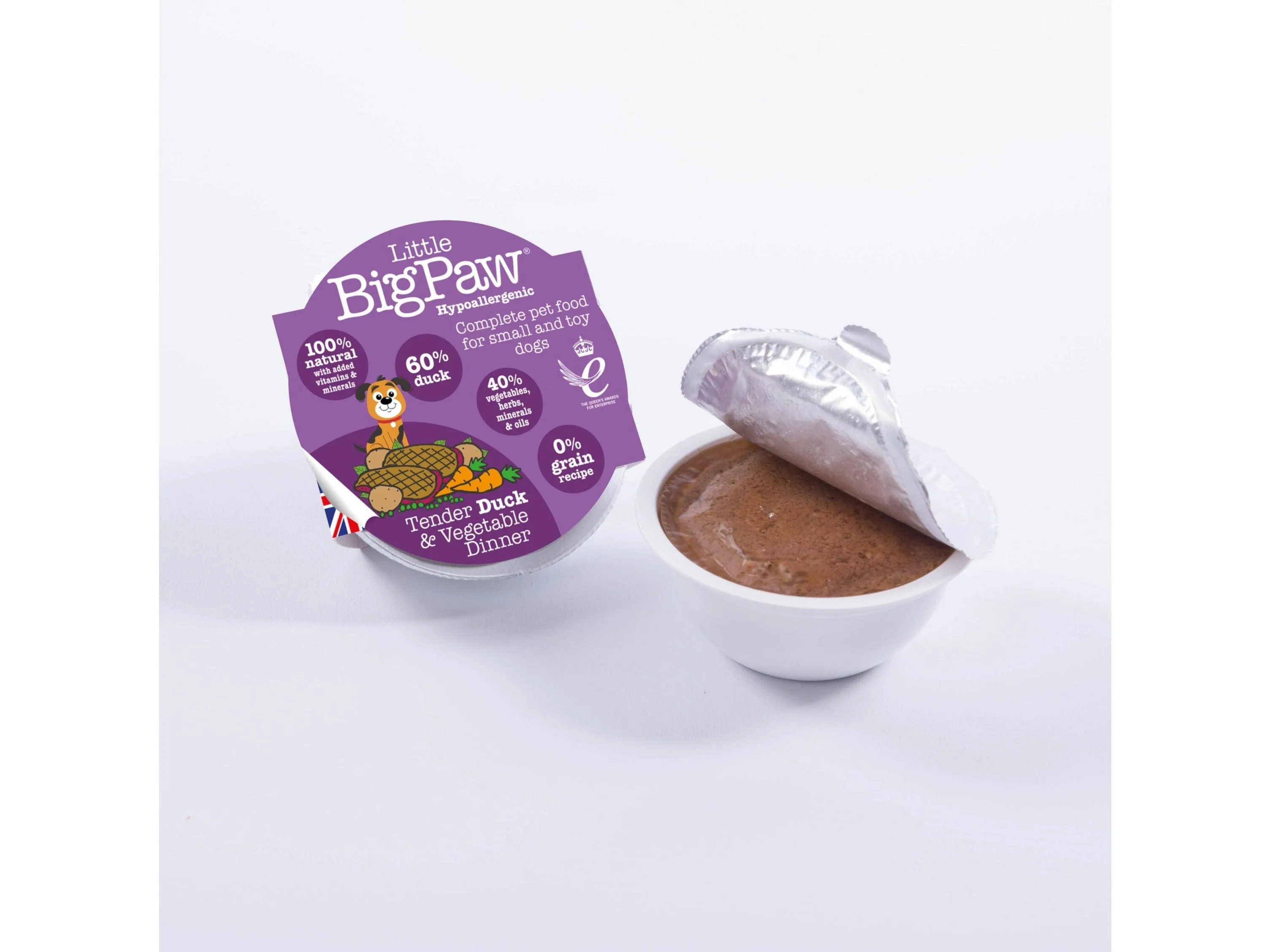 Tender Duck & Vegetable Dinner 8x85 Gram /Little BigPaw