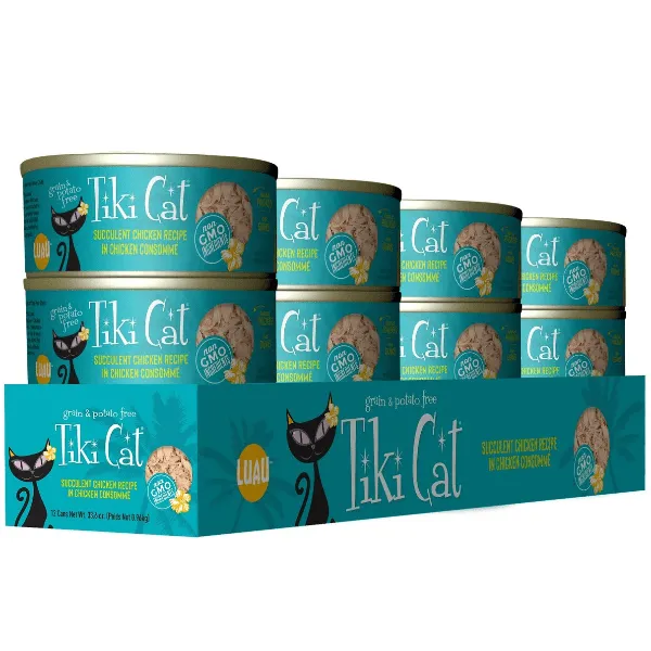 Tiki Cat Luau Succulent Chicken Recipe Canned Cat Food