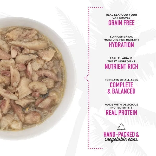 Tiki Cat Luau Tilapia Recipe Canned Cat Food