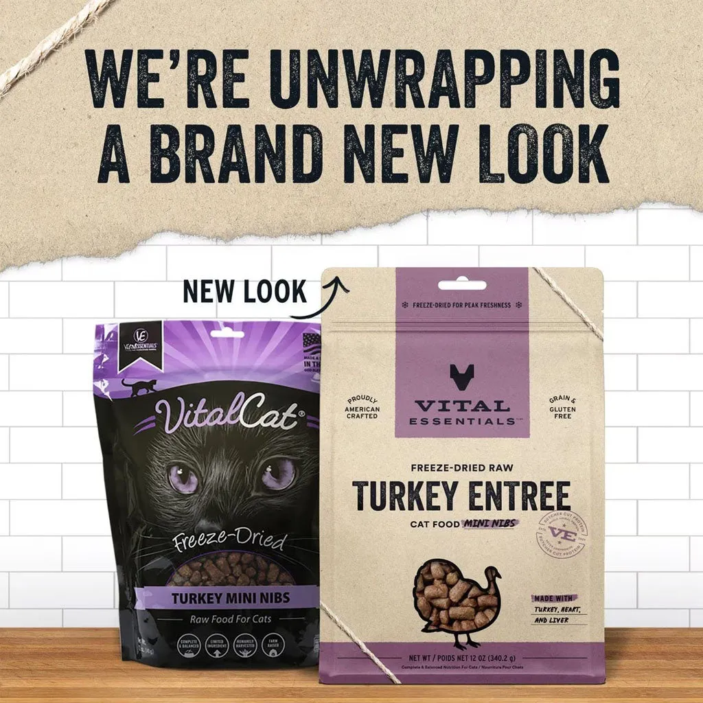 Turkey Mini Nibs Freeze-Dried for Cats 12oz