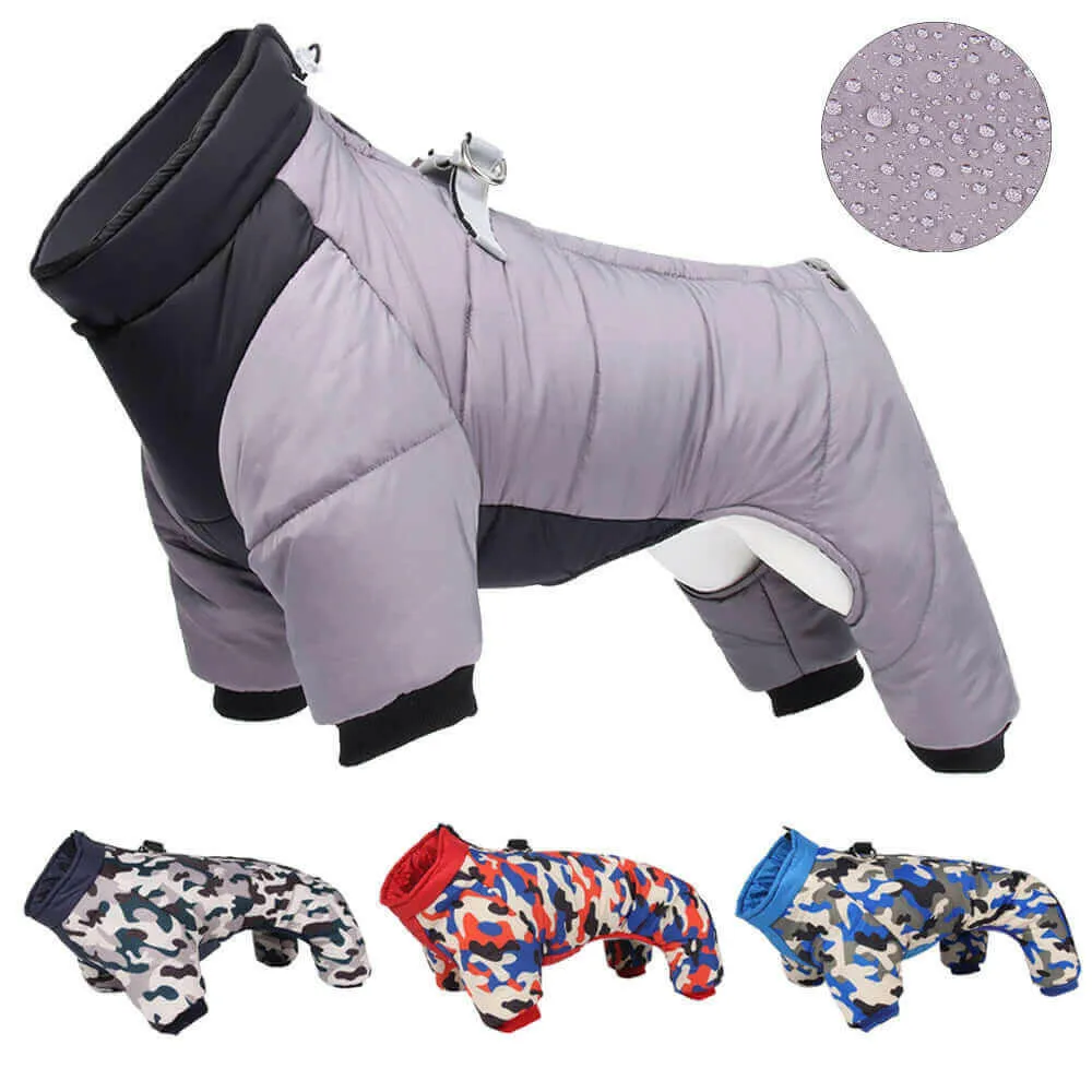 Winter Warm Thicken Pet Dog Jacket Waterproof Dog Clothes For Small