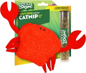 ZOOMIE Crab - Refillable Catnip Toy   Catnip